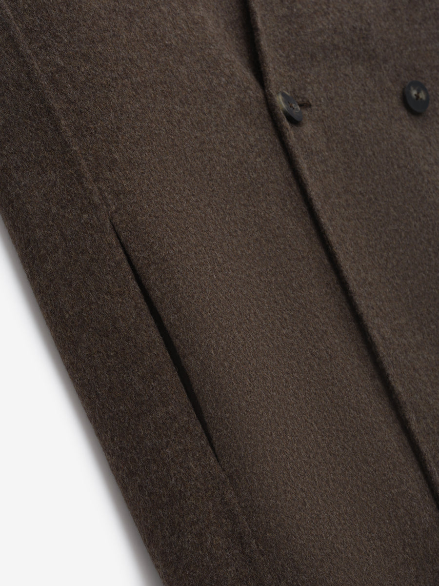 Brushed Wool Cashmere Lapelless Blazer - Fear of God