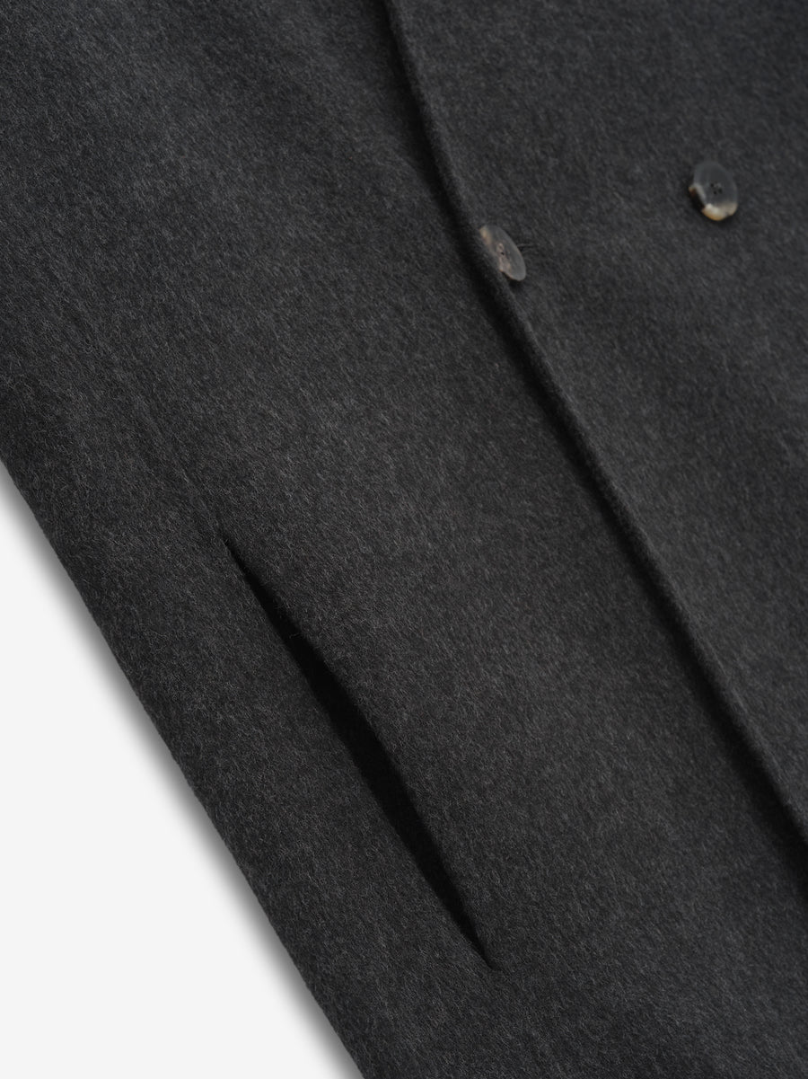 Brushed Wool Cashmere Lapelless Blazer - Fear of God