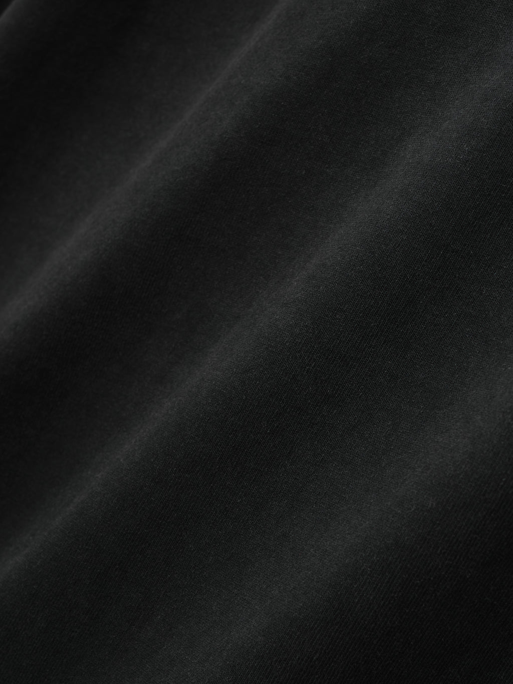 Relaxed Fear Of God Long Sleeve Tee in black showcasing smooth, soft cotton fabric with a subtle matte finish, designed for comfortable and versatile casual tops wear.