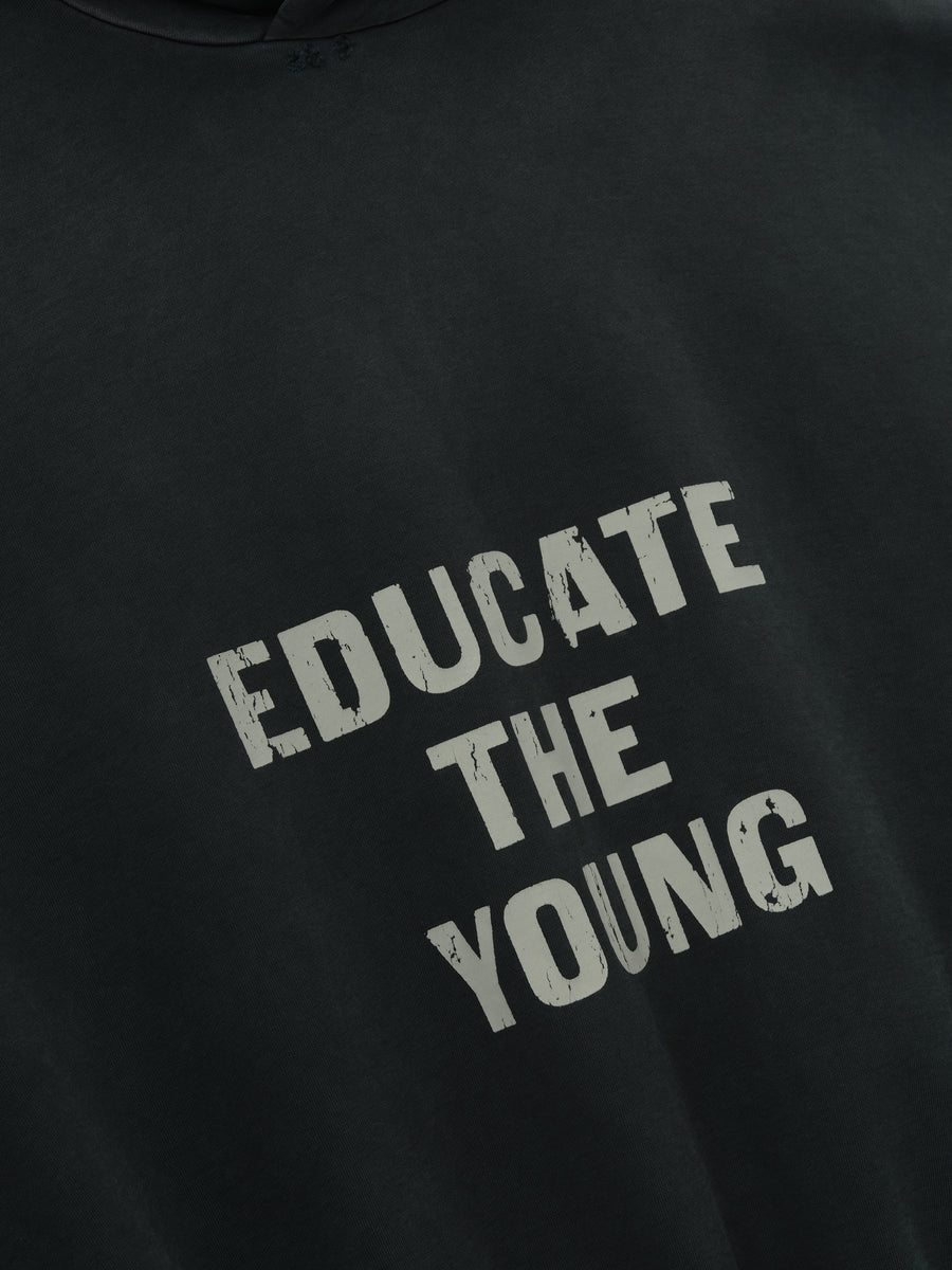 Educate The Young Hoodie Black / XS view 5
