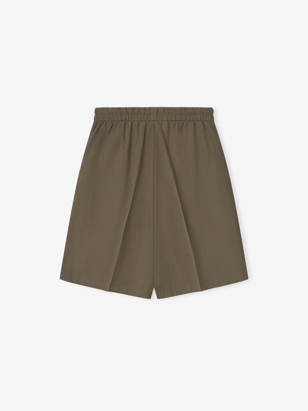 Cotton Tencel Relaxed Shorts