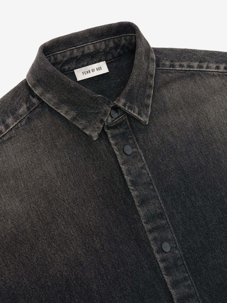 Snap Front Denim Overshirt - Fear of God