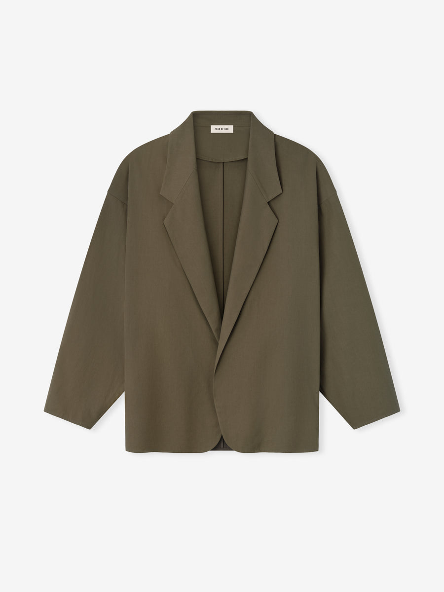 Cotton Tencel Unlined California Blazer Willow / M view 1