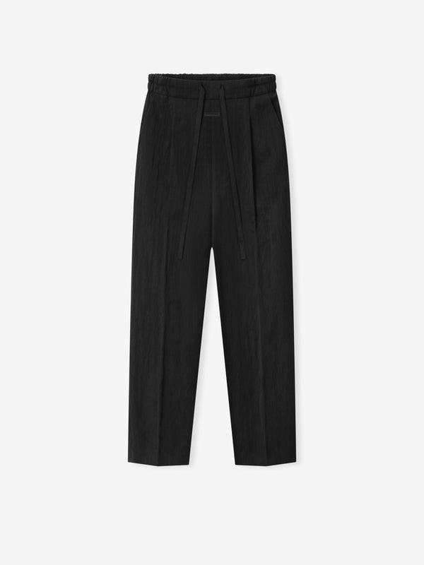 Tencel Nylon Drawstring Straight Pant