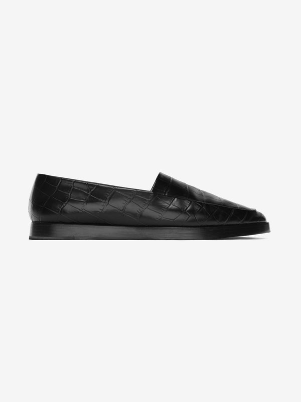 Croc Embossed Loafer
