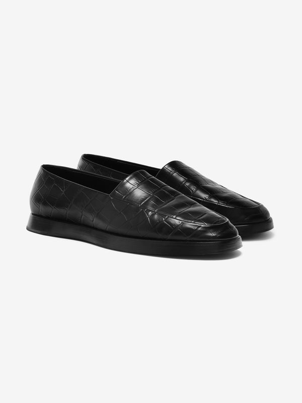 Croc Embossed Loafer