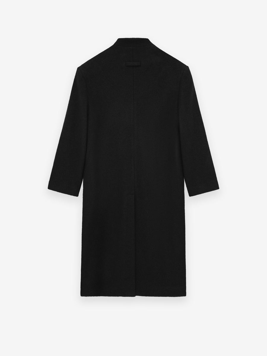 Boiled Wool Lapelless Relaxed Coat - Fear of God