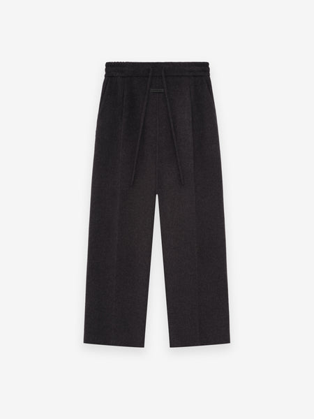 Heavy Twill Drawstring Wide Leg Pant