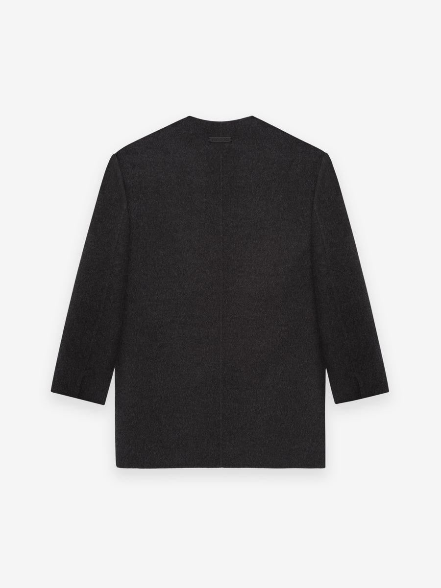 Wool Cashmere Relaxed Lapelless Blazer - Fear of God