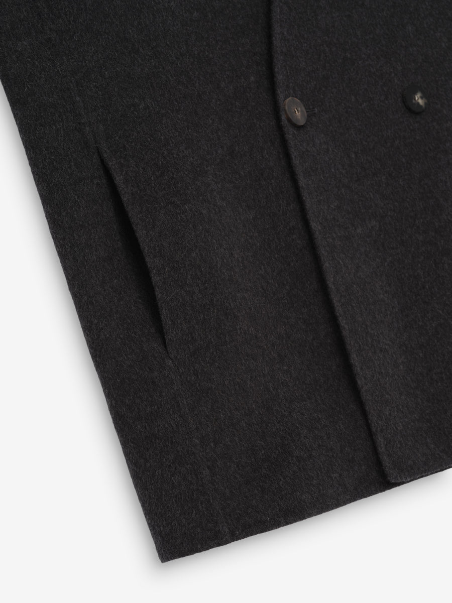 Wool Cashmere Relaxed Lapelless Blazer - Fear of God