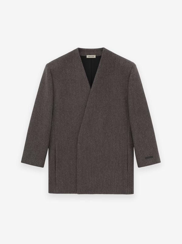 Wool Gabardine Classic Blazer