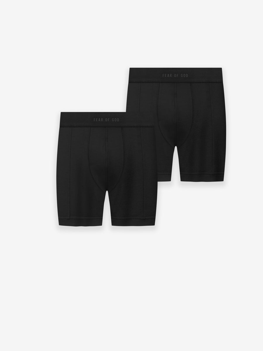 Fear of God Loungewear 2 Pack Boxer Brief in Black
