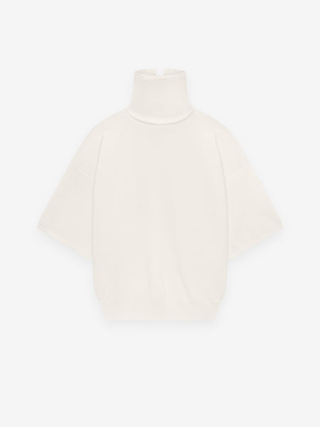 Merino Knit High Neck Tee