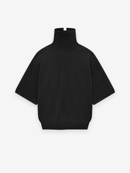 Merino Knit High Neck Tee