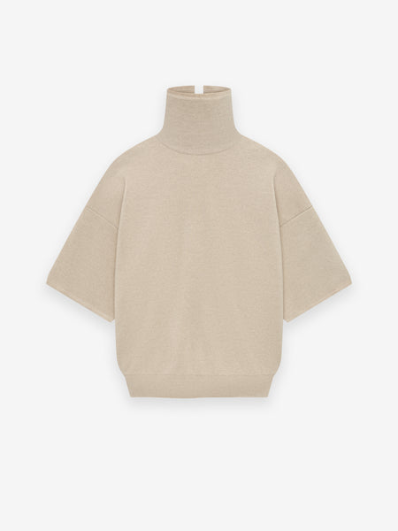 Merino Knit High Neck Tee