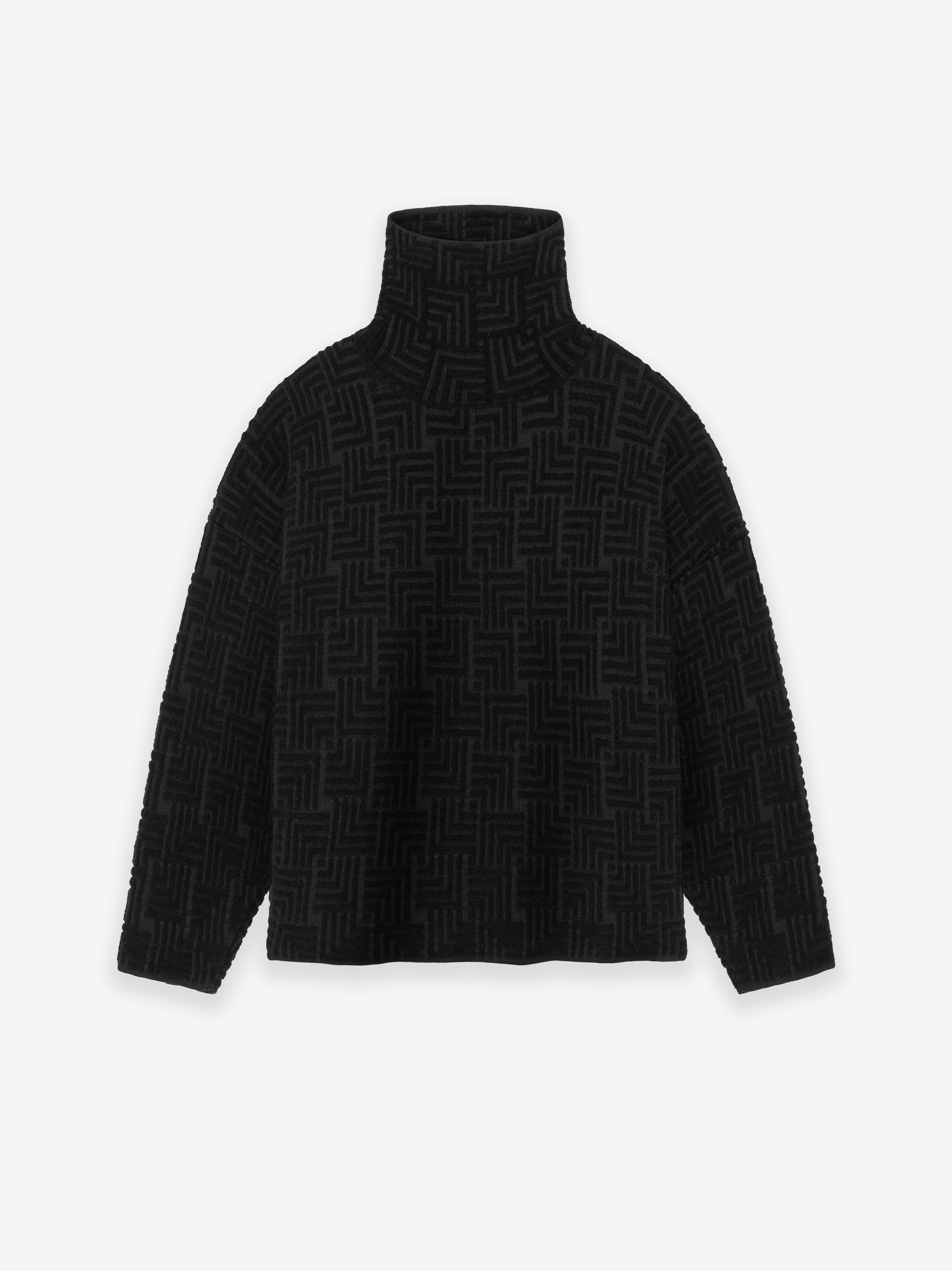 Wool Jacquard High Neck Sweater | Fear of God