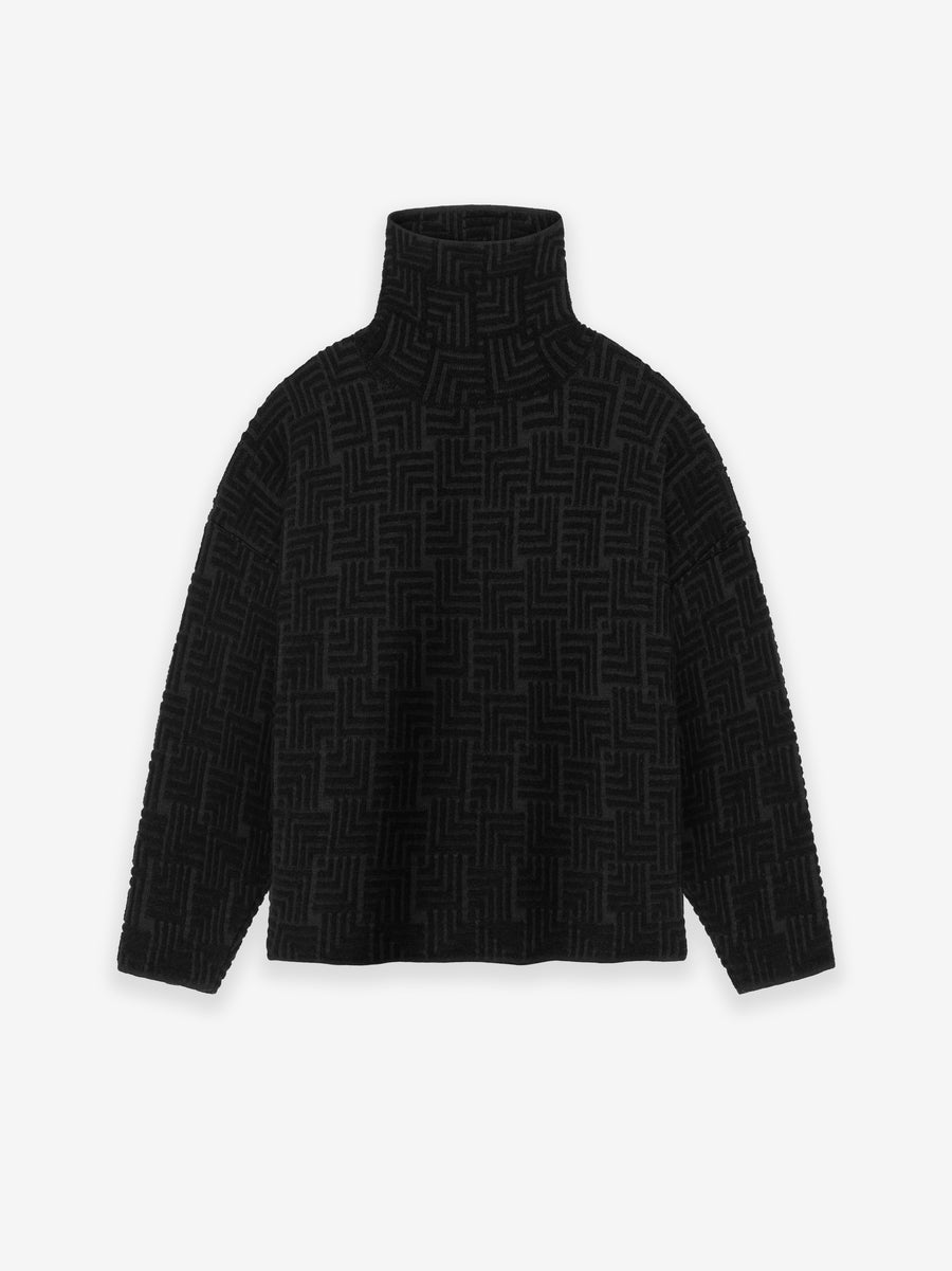 Wool Jacquard High Neck Sweater - Fear of God