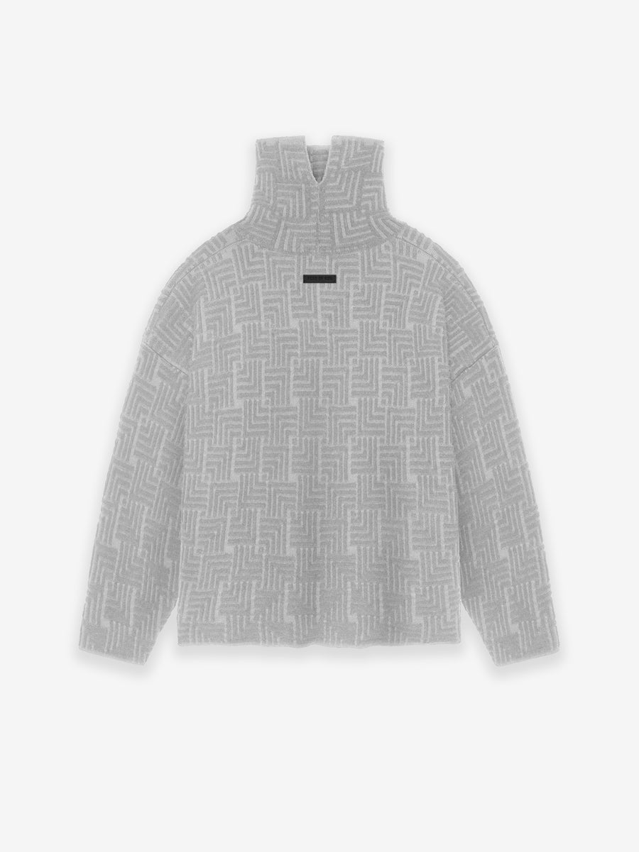 Wool Jacquard High Neck Sweater | Fear of God