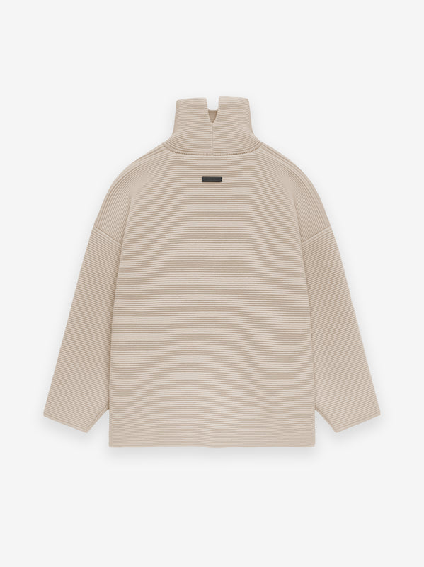 Merino Knit High Neck Tee