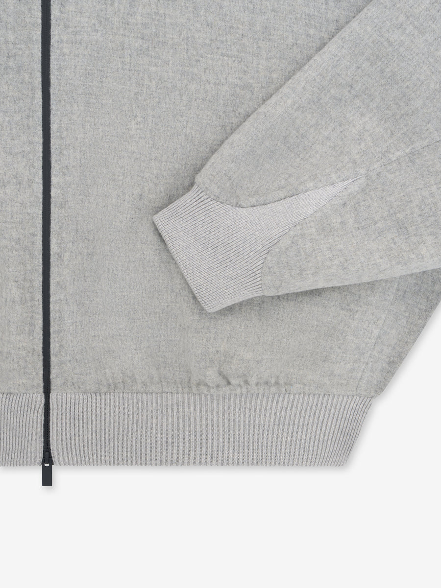 Double-Faced Wool Cashmere Collarless Bomber - Fear of God
