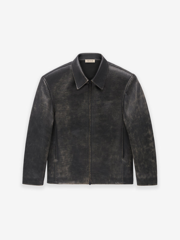 Vintage Leather Rider Jacket view 1