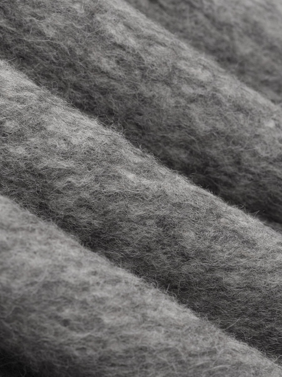 Alpaca Wool Lapelless Overcoat - Fear of God