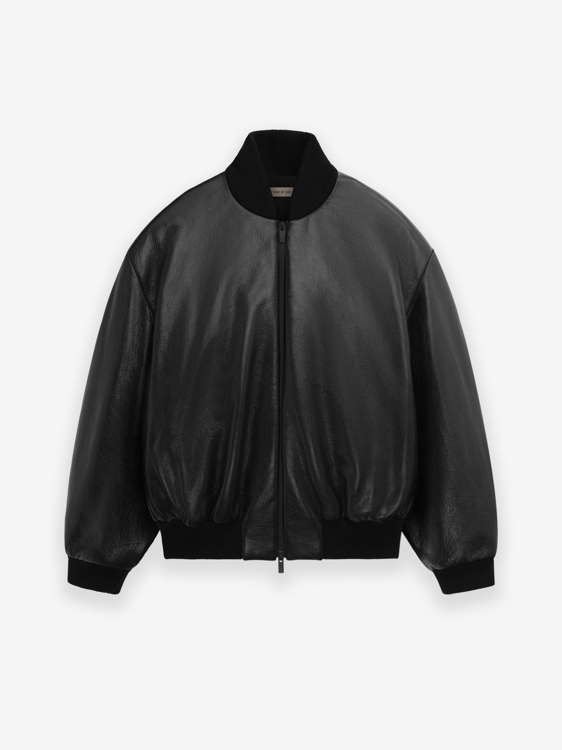 Leather Moto Stripe Bomber | Fear of God