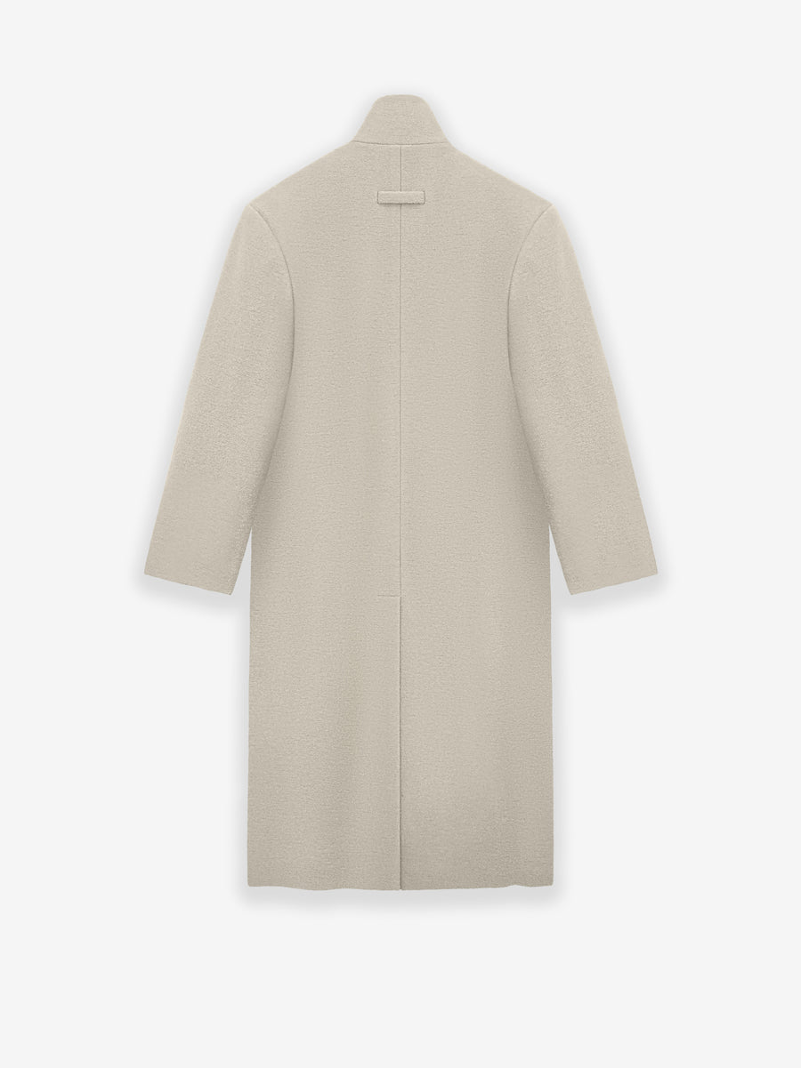 Boiled Wool Stand Collar Overcoat - Fear of God