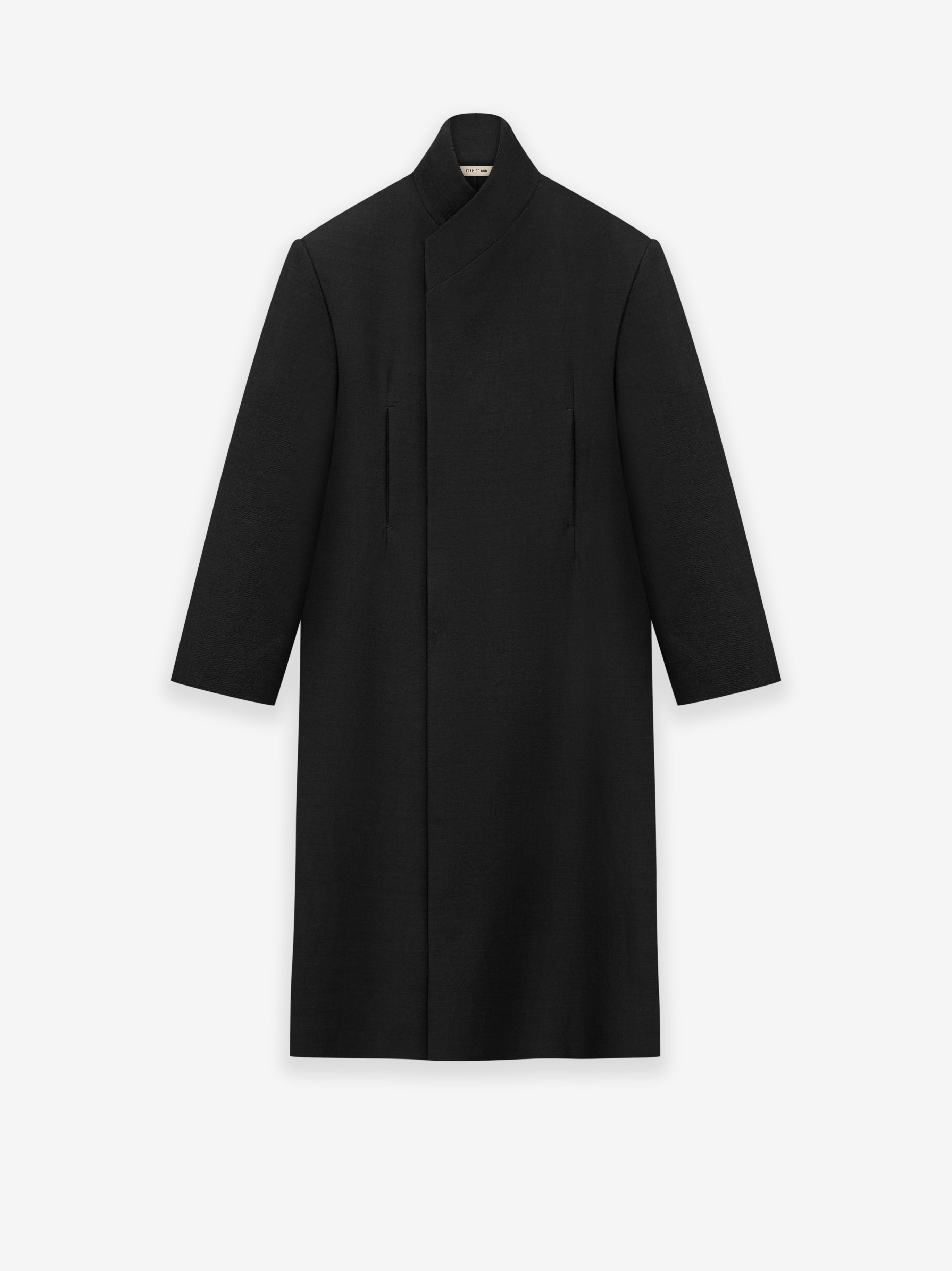 Double Wool Stand Collar Overcoat | Fear of God