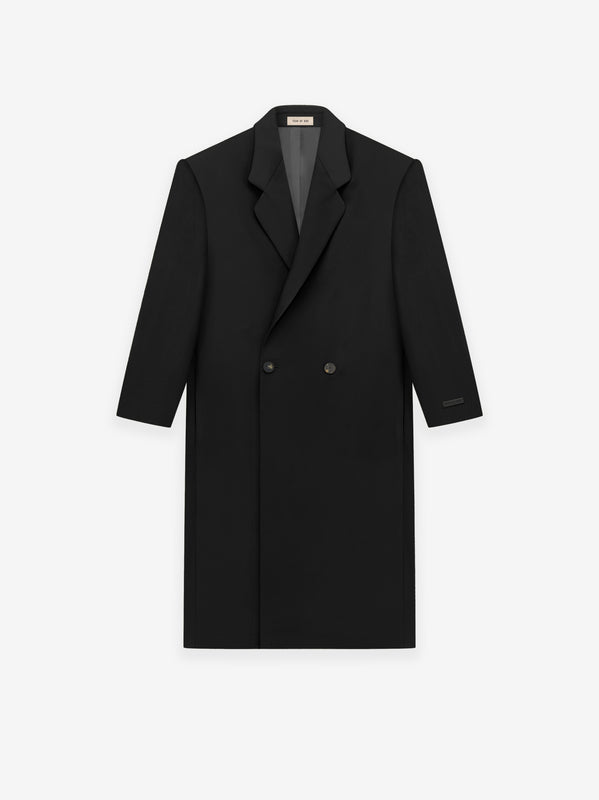 Wool Gabardine Classic Overcoat