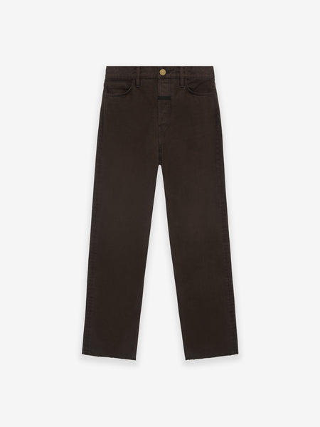 Wool Canvas Tapered Trouser