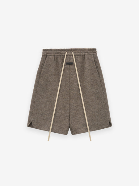 Boiled Wool Relaxed Shorts