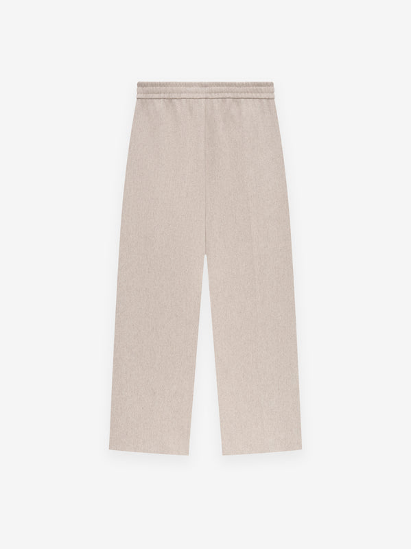 Military Wool Wide Leg Pants