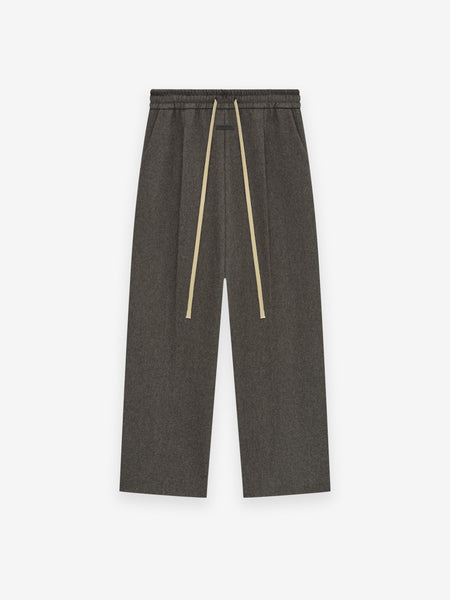 Military Wool Wide Leg Pants