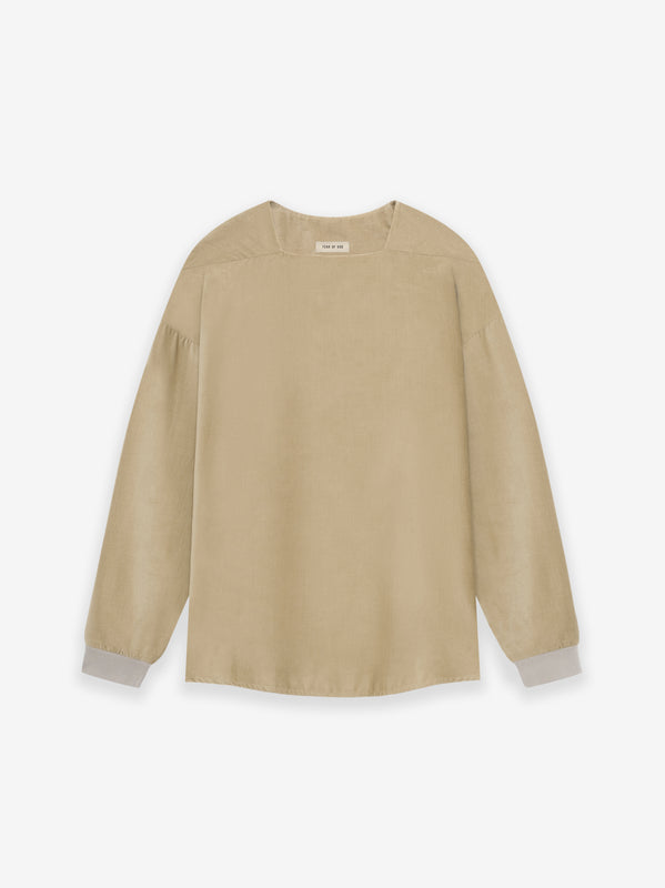 Corduroy Straight Neck LS Top | Fear of God