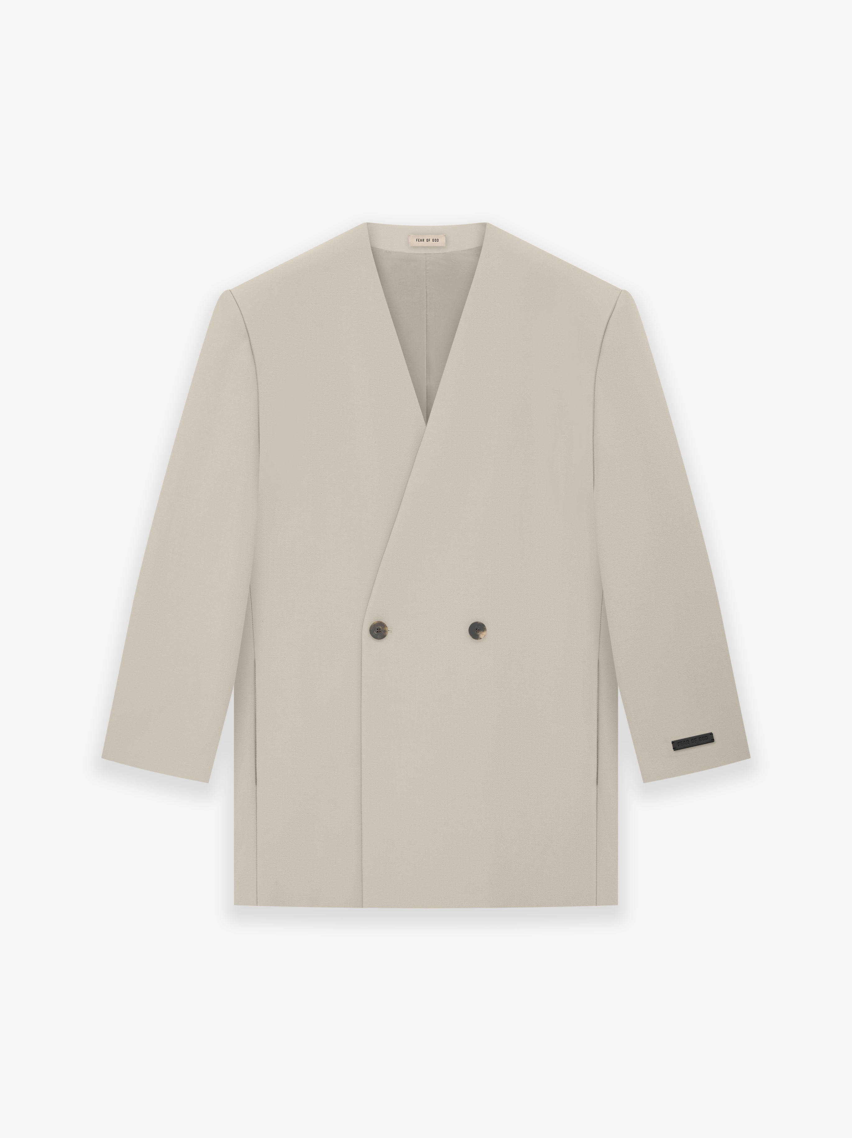 Fear of God Gray Double-Breasted Blazer