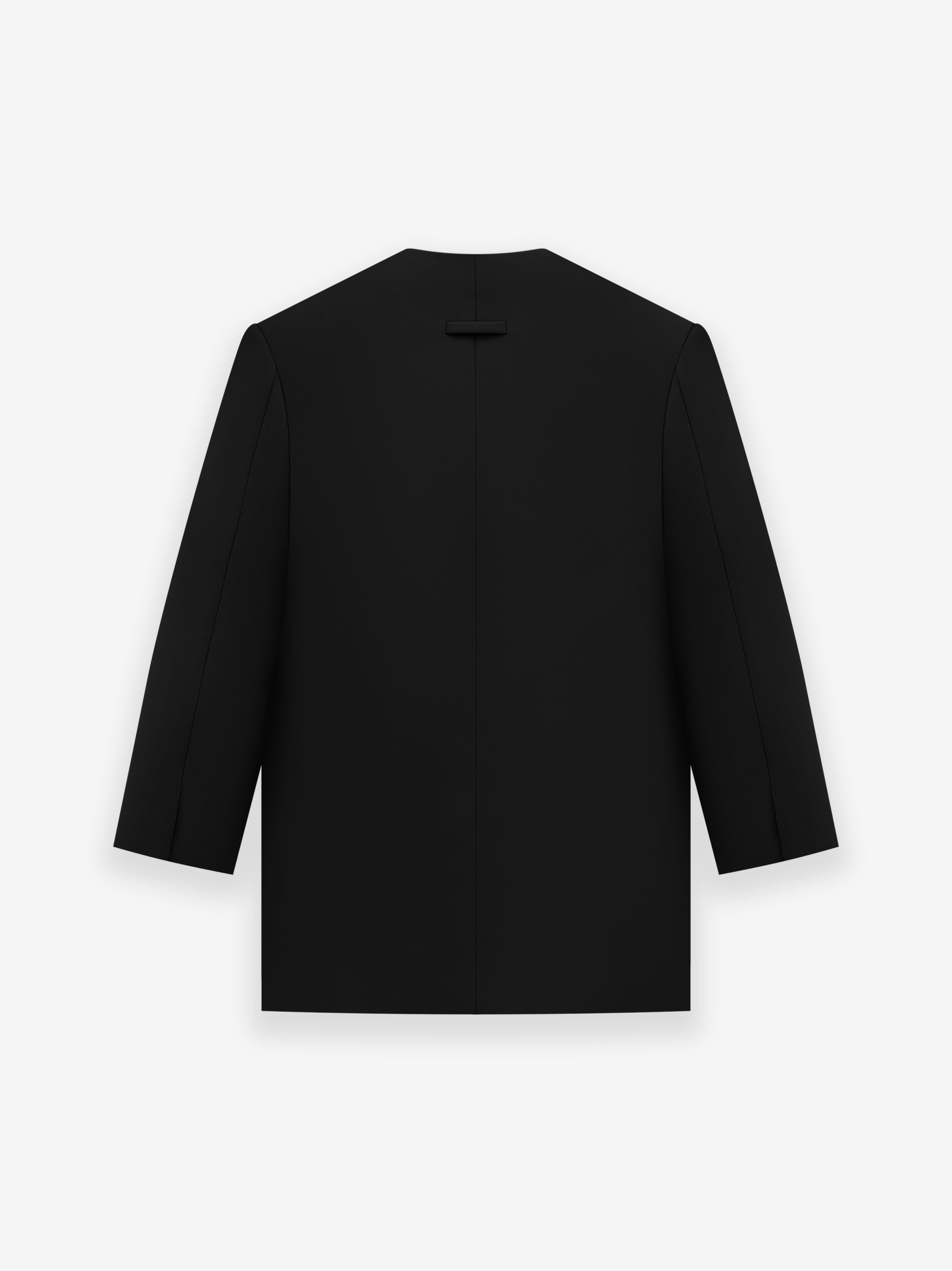 Long Lapelless Suit Jacket Men