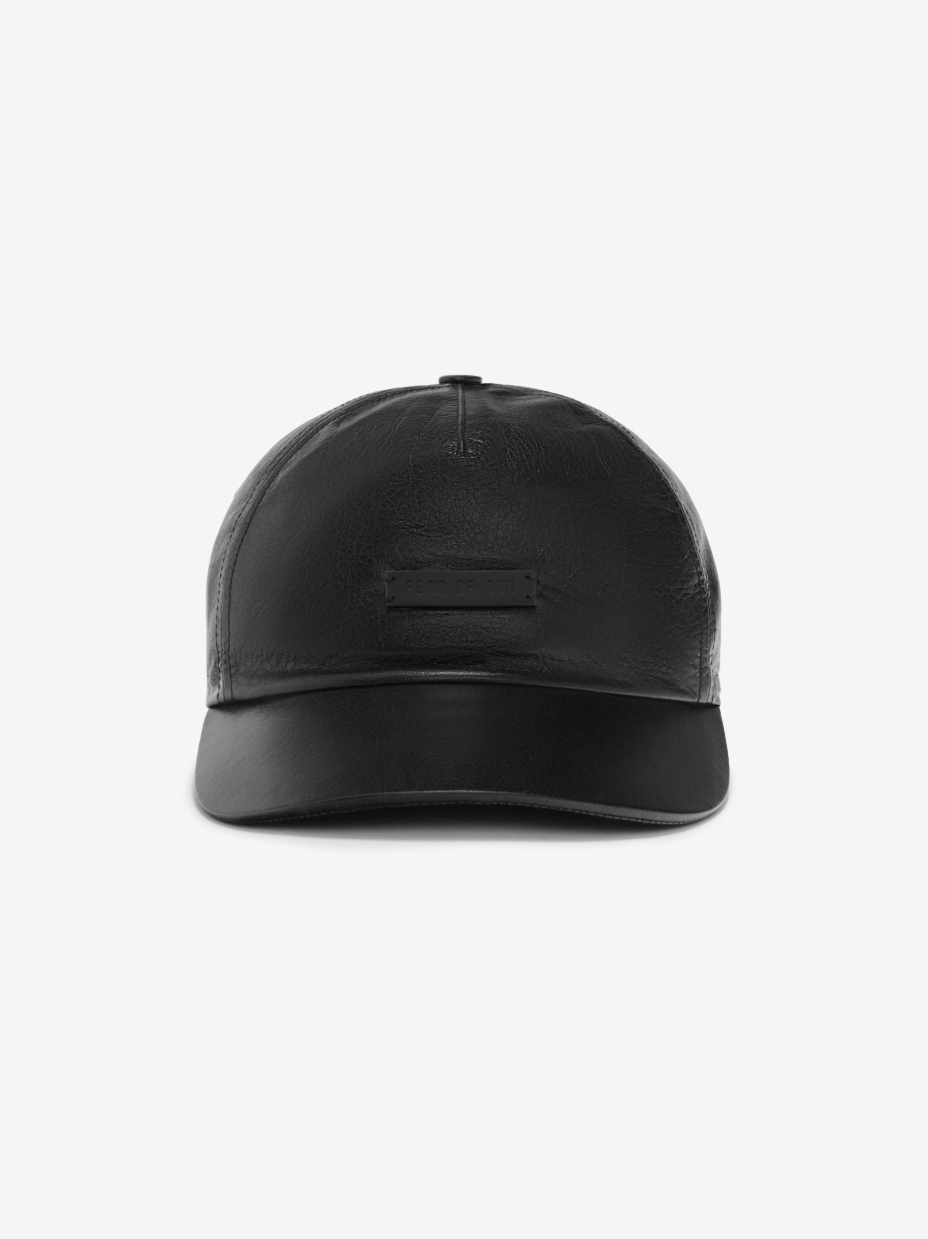 fear of god レザーbaseball cap帽子 - navalpost.com