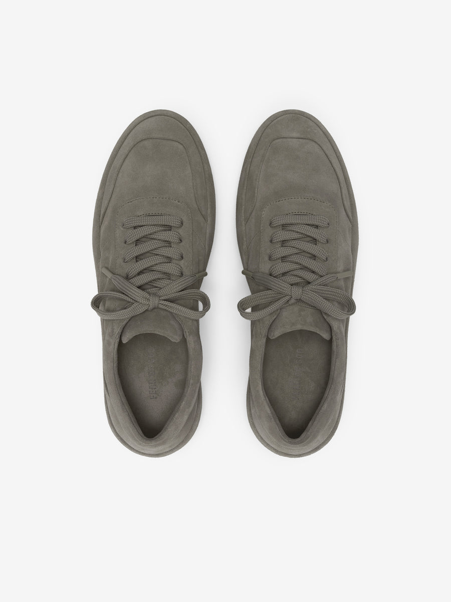 Suede Lace Up Runner Taupe / 36 view 4