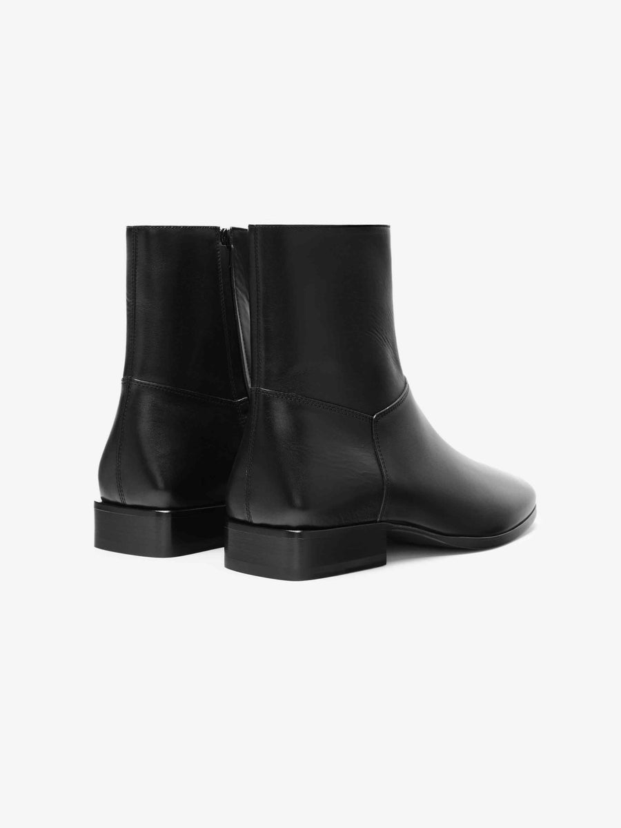 Leather Ankle Boot Black / 40 view 3