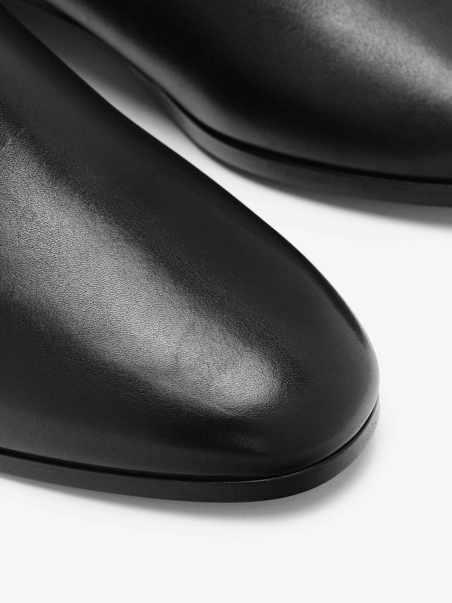 Leather Ankle Boot Black / 40 view 5
