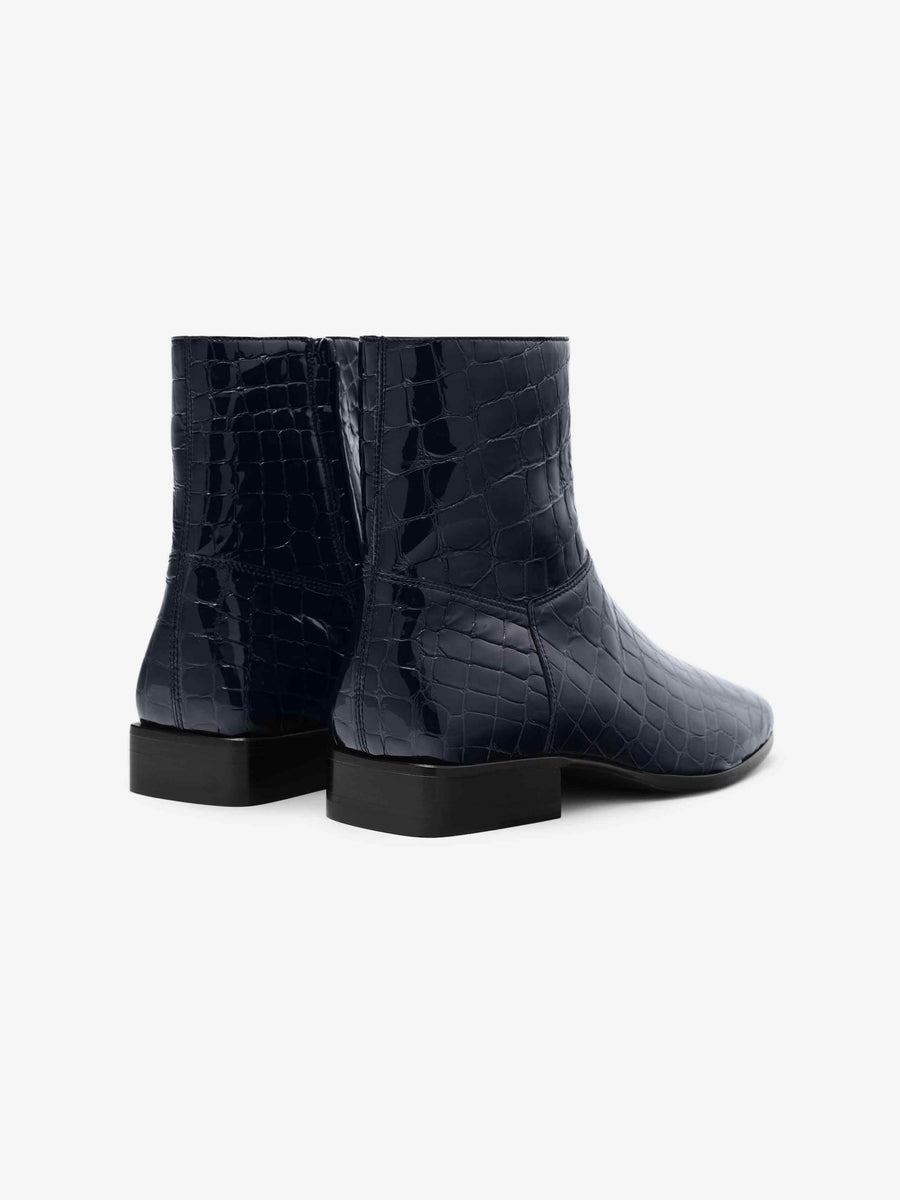 Croc Printed Ankle Boot Midnight Blue / 40 view 3