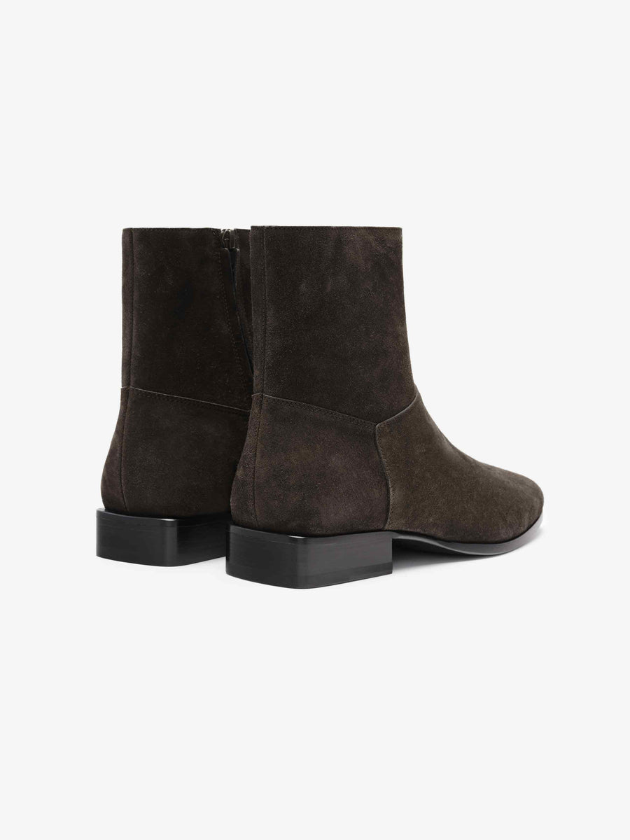 Suede Ankle Boot Dark Brown / 40 view 3