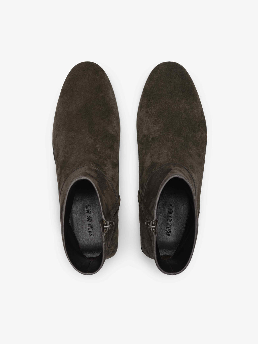 Suede Ankle Boot Dark Brown / 40 view 4