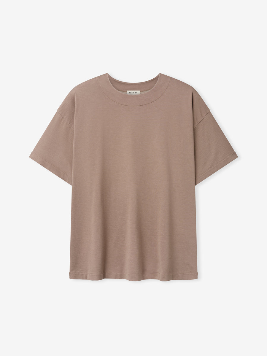 Clean Neck Short Sleeve Tee Dune Pearl / XS view 1