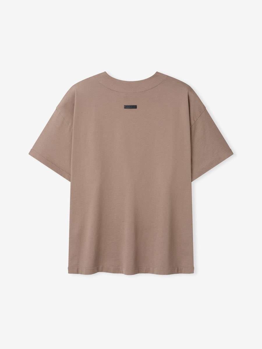 Clean Neck Short Sleeve Tee Dune Pearl / XS view 2