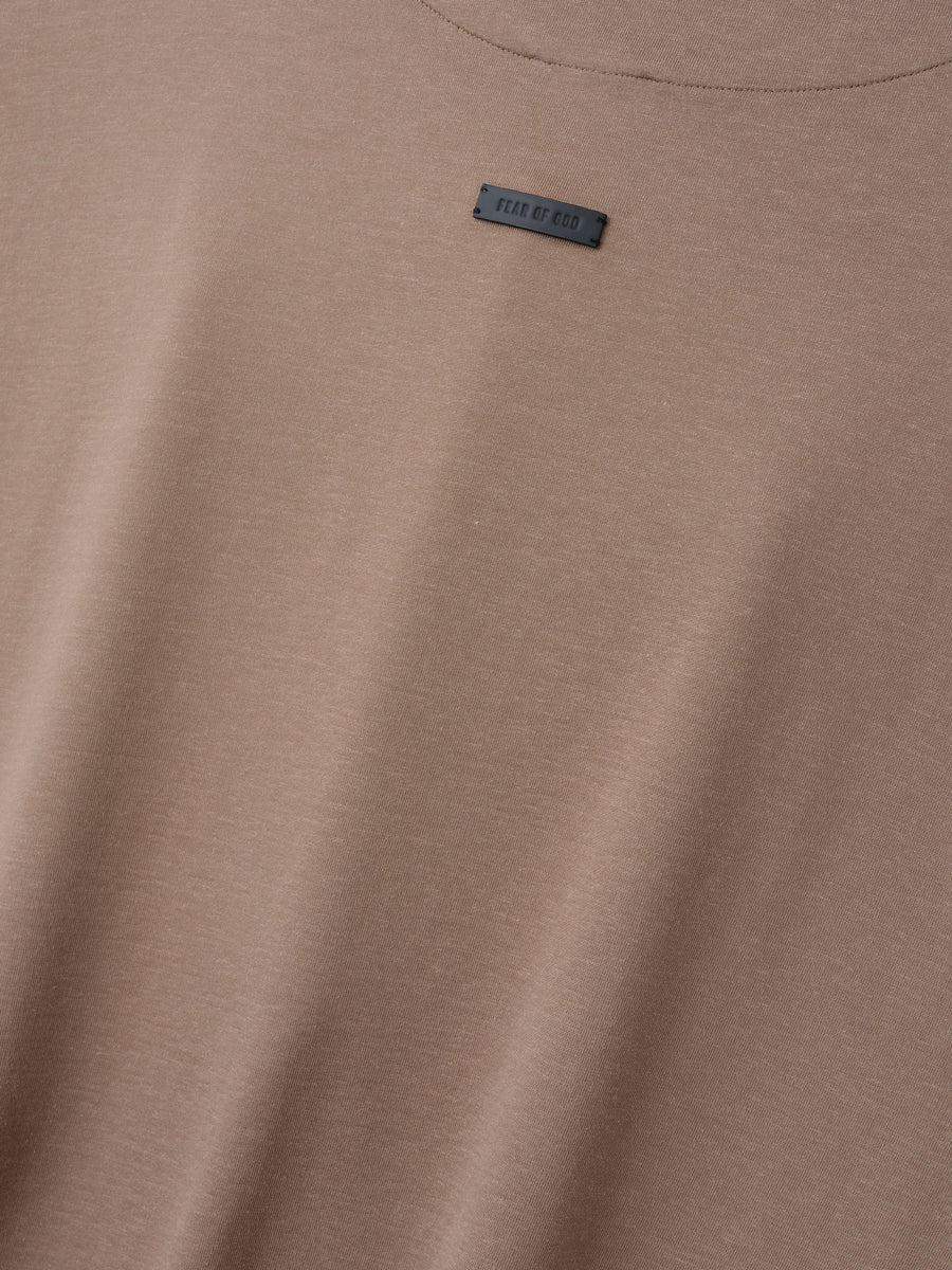 Clean Neck Short Sleeve Tee Dune Pearl / XS view 3