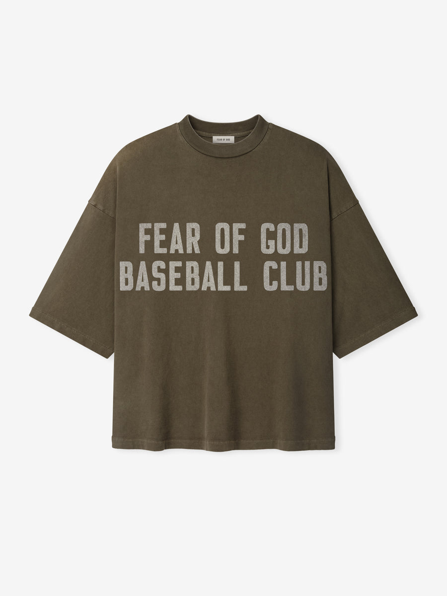 Baseball Club Tee Faded Brown / XS view 1