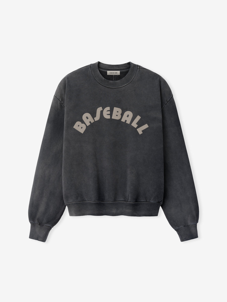Baseball Classic Half Raglan Sweatshirt Off Black / XS view 1