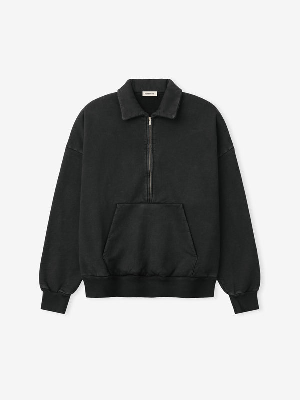 Sunfaded Half Zip Polo Sweatshirt view 2